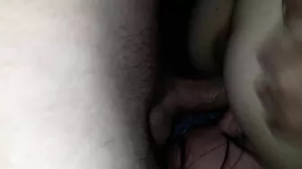 Girlfriend Licks Cum Out Of Wife