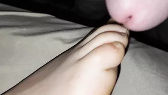 Stranger Soaking My Nail Bed With His Cum