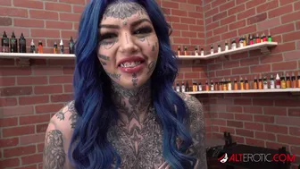 Amber Luke Gets Fucked After Getting A Butthole Tattoo