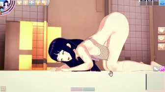 Hinata Hyuga Gives You A Titjob And Fucks You In The Male Bathroom