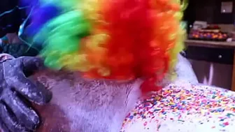 Victoria Cakes Gets Her Fat Ass Made Into A Cake By Gibby The Clown