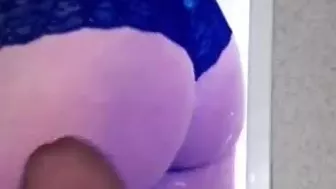 My Cum Cakes Her Cheeks