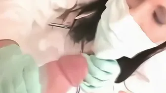 Quick Nurse Blowjob