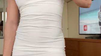 Tight White Dress