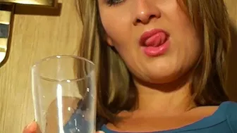 My New Lover Wants You To Get Acquired To The Taste Of His Cum So Drink This Glass For Me Sweetie - Mistress Amber Leigh - Mov