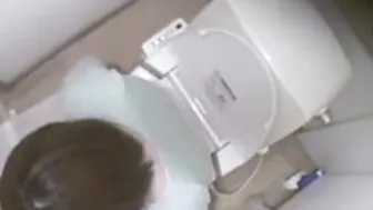 Asian Sister-In-Law Caught Fingering On The Toilet