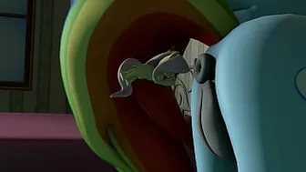 Sfm Rainbow Dash Anal Vores Fluttershy While Twilight Licks Her Asshole 3D