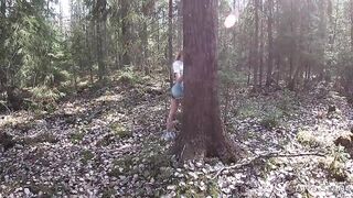 Girl Sucking Dick Stranger And Had Anal Sex Until Creampie In The Forest