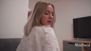 Hottie In Pajamas Sucks My Dick On The Couch - Miradavid