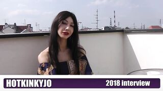 Hotkinkyjo Interview (2018 & Remastered 2021). Official Interview With Real Pornstar