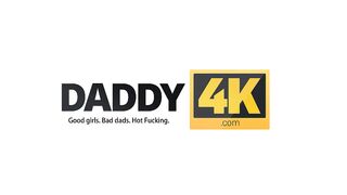 Daddy4K. Prinzessinnenhöschen Werden Ausgezogen