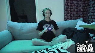 Gamer Girl Multitasks