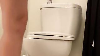 (Spreading Lips From Behind) Pissing Hard And Shaking It Off