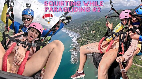 Mrpussylicking Takes A Wild Ride In Costa Rica While Squirting And Paragliding In Surprise