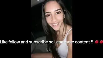 Skinny Brunette Bella Skies Riding Hard Dick In The Backseat Of A Parked Vehicle