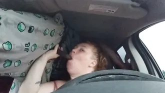 Sucking Off My Man While Driving At The Same Time