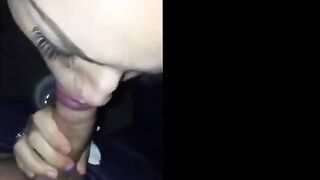 Cute Party Girl Sucking Off Huge Dick