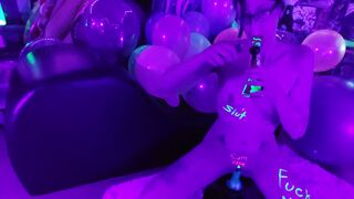 Toke, Smoke & Rides My Vibrator Under Blacklights